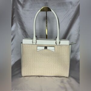 MT382 - EUC KATE SPADE Jovie Montford Park Straw Handbag